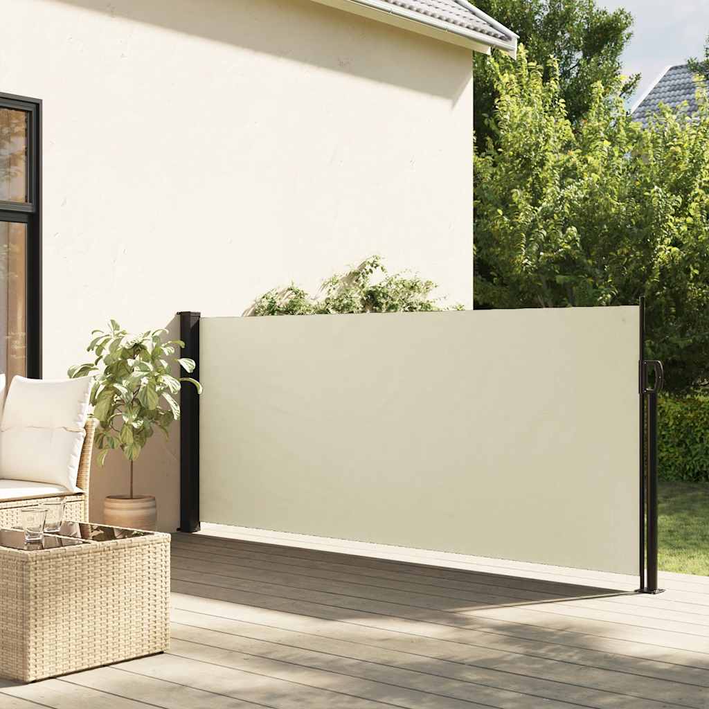 Tenda da Sole Laterale Retrattile Crema 117x300 cm