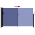 Tenda da Sole Laterale Retrattile Blu 117x300 cm