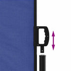 Tenda da Sole Laterale Retrattile Blu 117x300 cm
