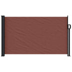Tenda da Sole Laterale Retrattile Marrone 117x300 cm