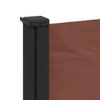 Tenda da Sole Laterale Retrattile Marrone 117x300 cm