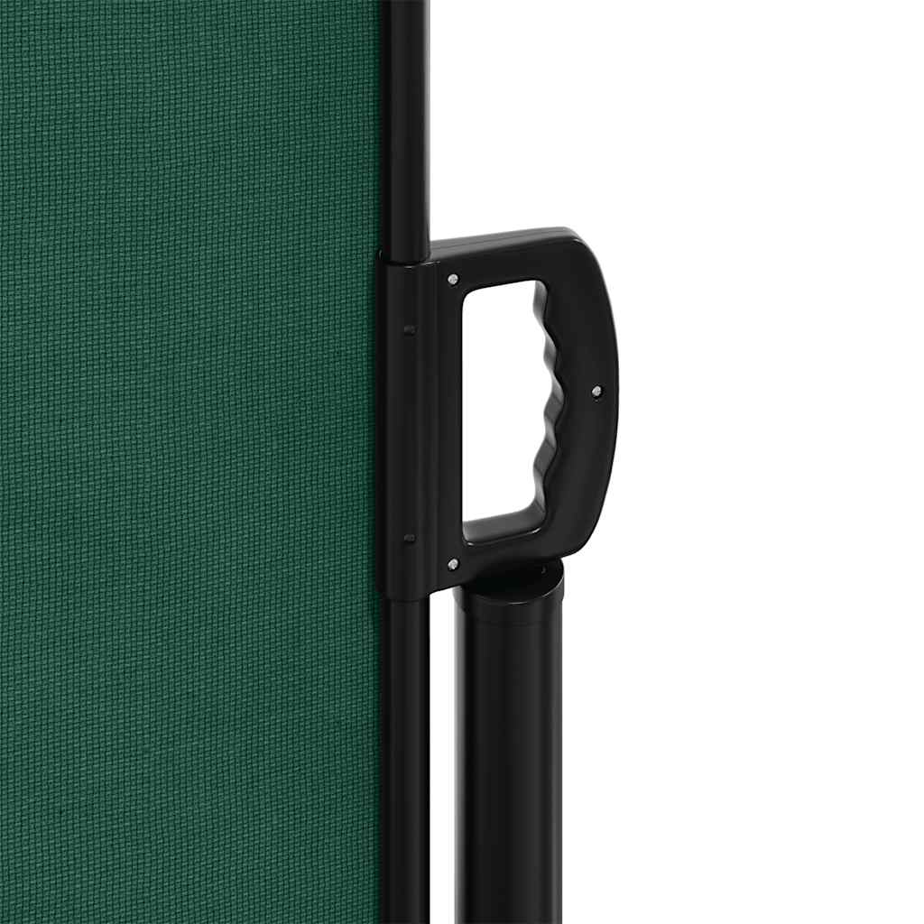Tenda da Sole Laterale Retrattile Verde Scuro 117x300 cm