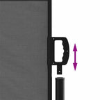 Tenda da sole laterale retrattile antracite 117x300 cm