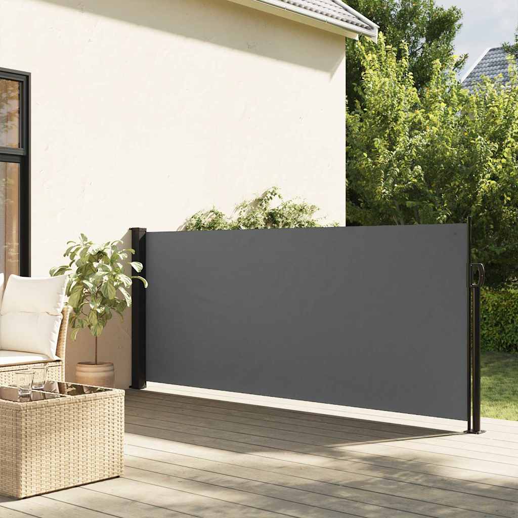 Tenda da sole laterale retrattile antracite 117x300 cm
