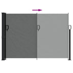 Tenda da sole laterale retrattile antracite 140x300 cm