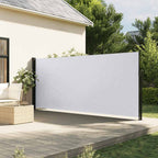 Tenda da Sole Laterale Retrattile Bianco 160x300 cm
