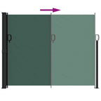 Tenda da Sole Laterale Retrattile Verde Scuro 160x300 cm