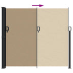 Tenda da Sole Laterale Retrattile Tortora 180x300 cm