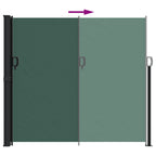 Tenda da Sole Laterale Retrattile Verde Scuro 180x300 cm