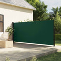 Tenda da Sole Laterale Retrattile Verde Scuro 180x300 cm