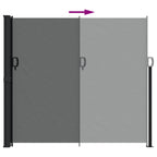 Tenda da sole laterale retrattile antracite 180x300 cm