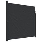 Tenda da Sole Laterale Retrattile Nera 200x300 cm