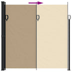 Tenda da Sole Laterale Retrattile Beige 200x300 cm