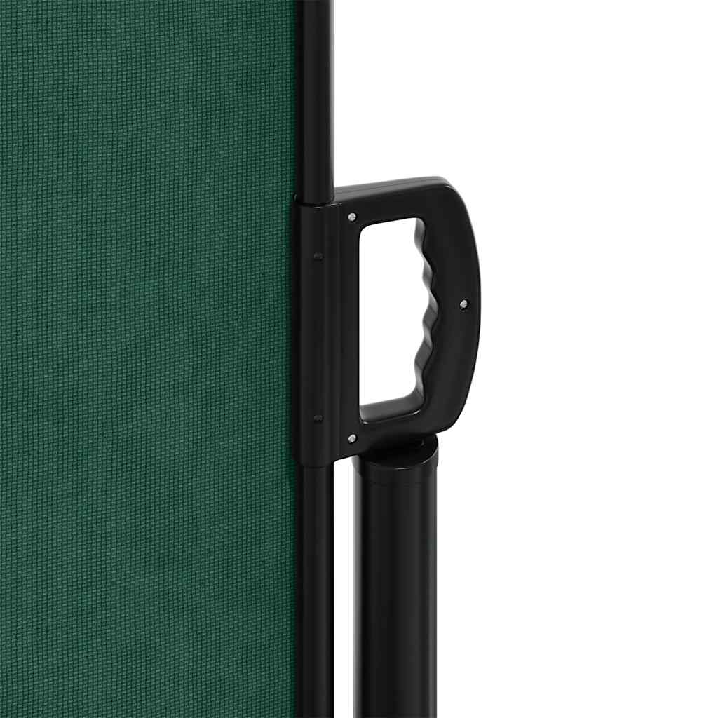 Tenda da Sole Laterale Retrattile Verde Scuro 220x300 cm