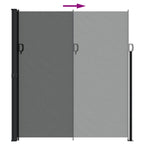 Tenda da sole laterale retrattile antracite 220x300 cm