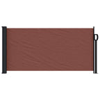 Tenda da Sole Laterale Retrattile Marrone 100x500 cm