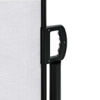 Tenda da Sole Laterale Retrattile Bianco 100x500 cm