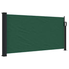 Tenda da Sole Laterale Retrattile Verde Scuro 100x500 cm