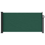 Tenda da Sole Laterale Retrattile Verde Scuro 100x500 cm
