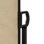 Tenda da Sole Laterale Retrattile Beige 120x500 cm