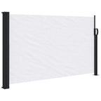 Tenda da Sole Laterale Retrattile Bianco 120x500 cm
