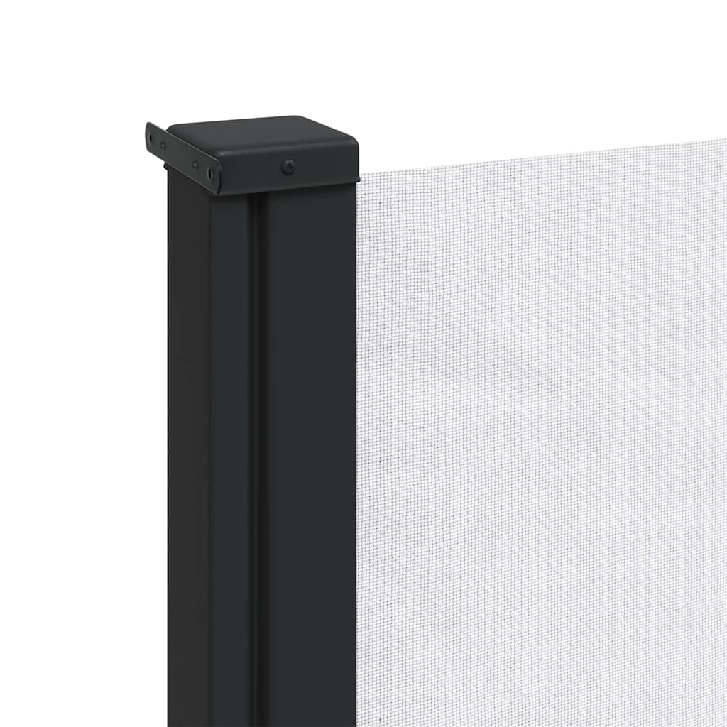 Tenda da Sole Laterale Retrattile Bianco 120x500 cm