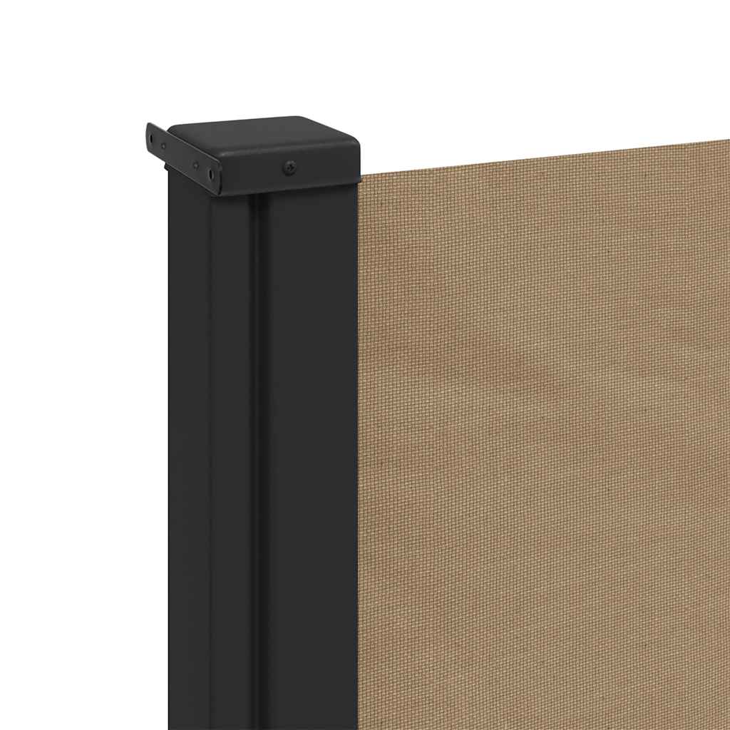 Tenda da Sole Laterale Retrattile Tortora 120x500 cm