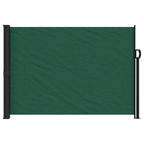 Tenda da Sole Laterale Retrattile Verde Scuro 140x500 cm