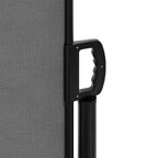 Tenda da sole laterale retrattile antracite 140x500 cm