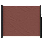 Tenda da Sole Laterale Retrattile Marrone 160x500 cm