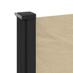 Tenda da Sole Laterale Retrattile Beige 160x500 cm