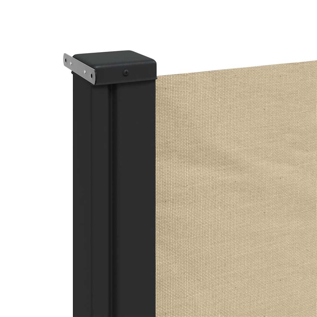 Tenda da Sole Laterale Retrattile Beige 160x500 cm