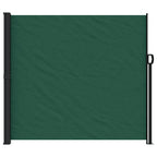 Tenda da Sole Laterale Retrattile Verde Scuro 180x500 cm