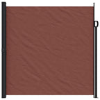 Tenda da Sole Laterale Retrattile Marrone 200x500 cm