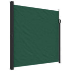 Tenda da Sole Laterale Retrattile Verde Scuro 200x500 cm