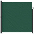 Tenda da Sole Laterale Retrattile Verde Scuro 200x500 cm