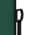 Tenda da Sole Laterale Retrattile Verde Scuro 200x500 cm