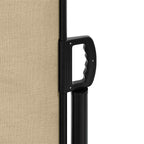 Tenda da Sole Laterale Retrattile Beige 220x500 cm