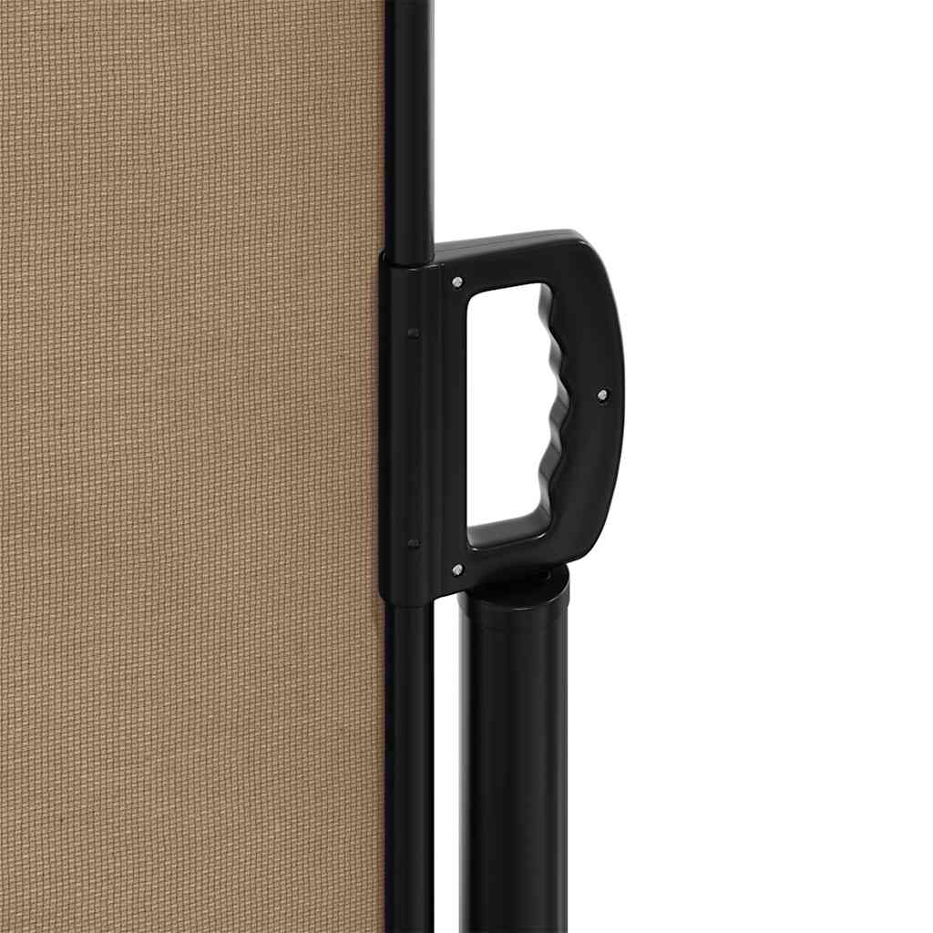 Tenda da Sole Laterale Retrattile Tortora 220x500 cm
