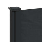 Tenda da Sole Laterale Retrattile Nera 120x600 cm