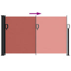 Tenda da Sole Laterale Retrattile Terracotta 120x600 cm