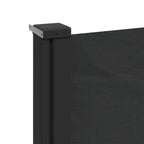 Tenda da Sole Laterale Retrattile Nera 140x600 cm