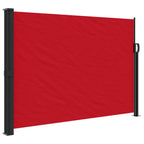 Tenda da Sole Laterale Retrattile Rossa 140x600 cm