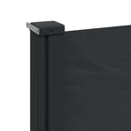 Tenda da Sole Laterale Retrattile Nera 160x600 cm
