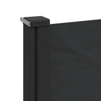 Tenda da Sole Laterale Retrattile Nera 180x600 cm