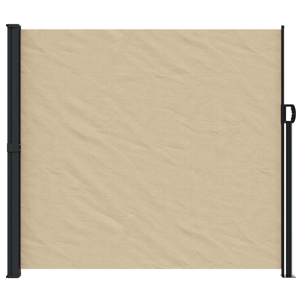 Tenda da Sole Laterale Retrattile Beige 180x600 cm