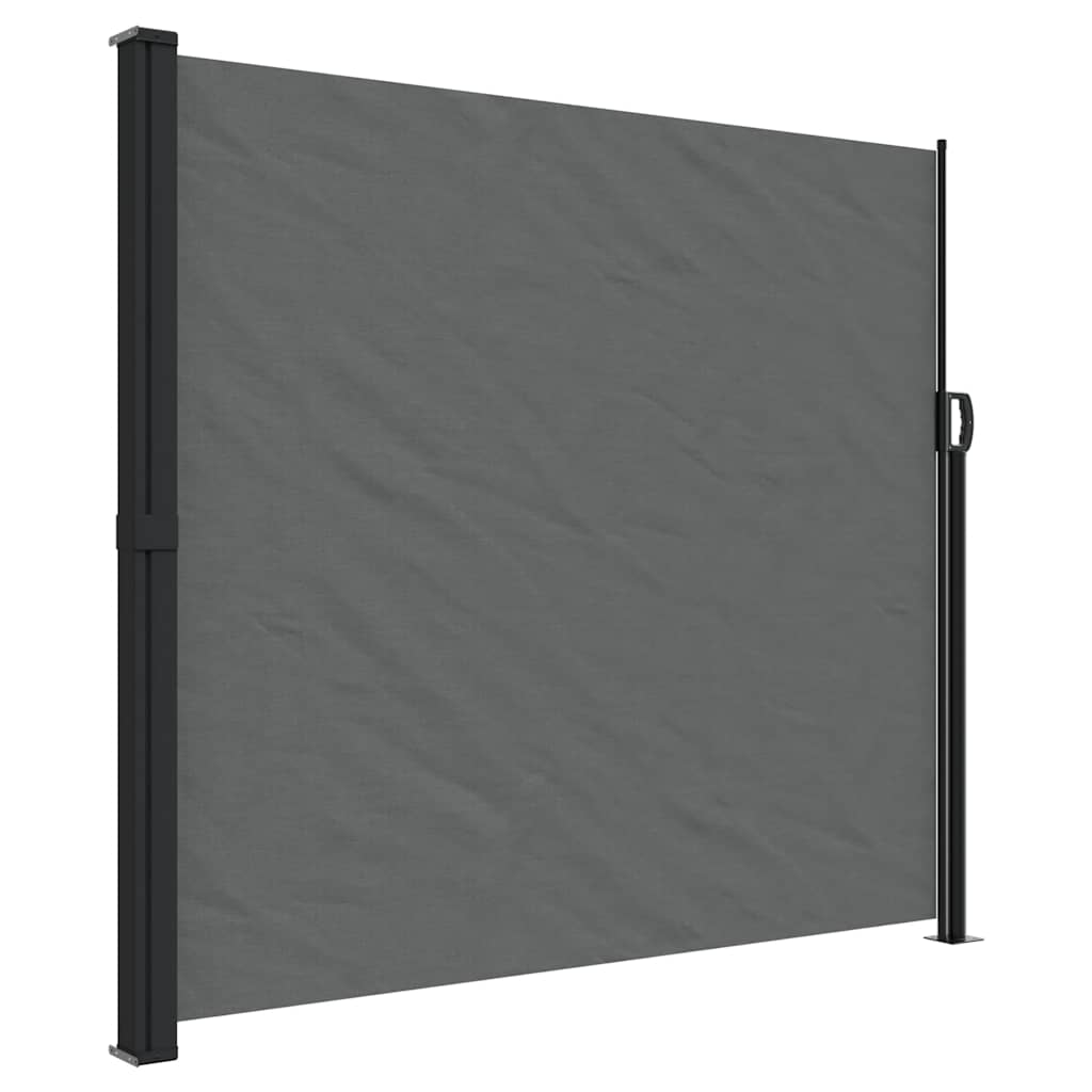 Tenda da Sole Laterale Retrattile Antracite 180x600 cm