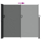 Tenda da Sole Laterale Retrattile Antracite 180x600 cm