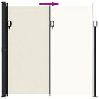 Tenda da Sole Laterale Retrattile Crema 200x600 cm