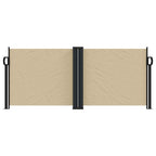 Tenda da Sole Laterale Retrattile Beige 100x600 cm